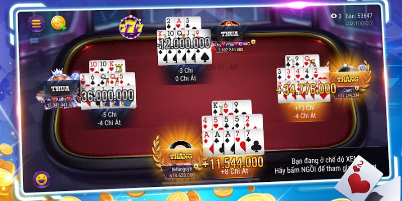 Các thuật ngữ quan trọng trong game mậu bình